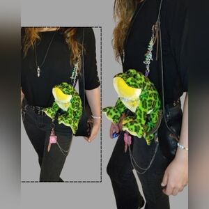 Webkinz Bullfrog Plush Bag Charm